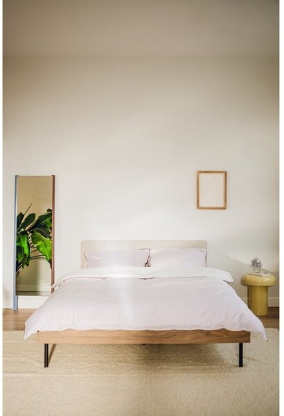 Stojacie zrkadlo s dreveným rámom 49x166 cm Lun – noo.ma