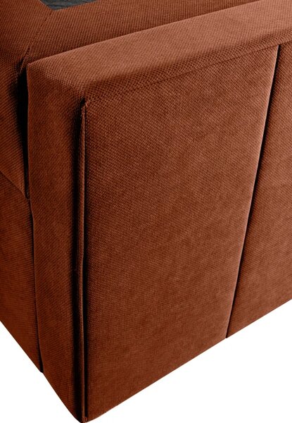Zltahala.sk Boxspring posteľ RITA, 200x160, oranžová (pretty 9)