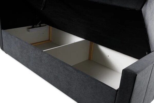 Zltahala.sk Boxspring posteľ RITA, 200x160, oranžová (pretty 9)