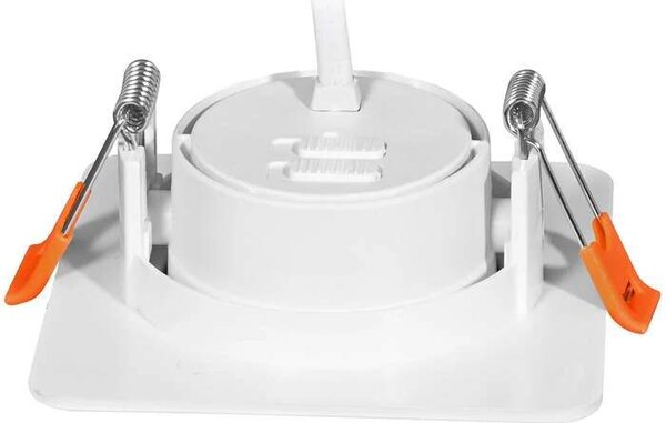Vstavané výklopné LED hranaté svietidlo biele (LED-YL202/7W/CCT/BI)