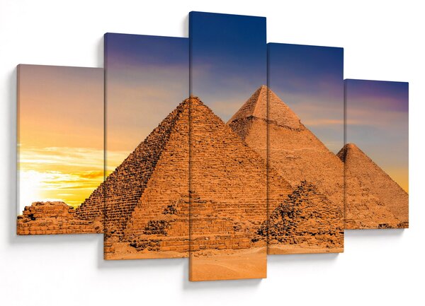 Obraz - Egyptské pyramídy (150x105 cm)