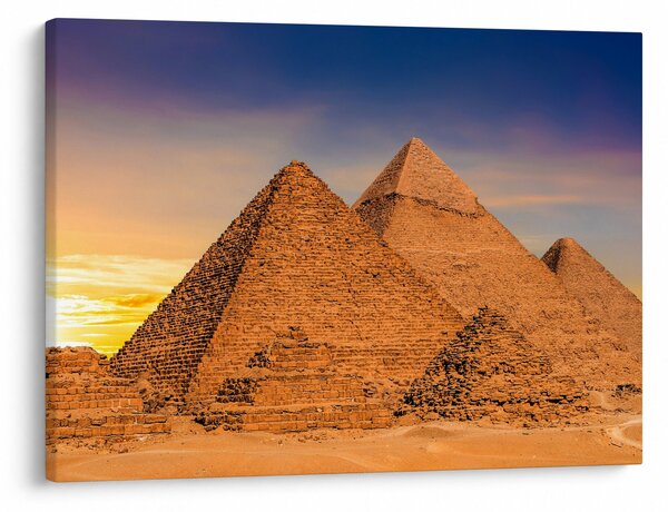 Obraz - Egyptské pyramídy (70x50 cm)