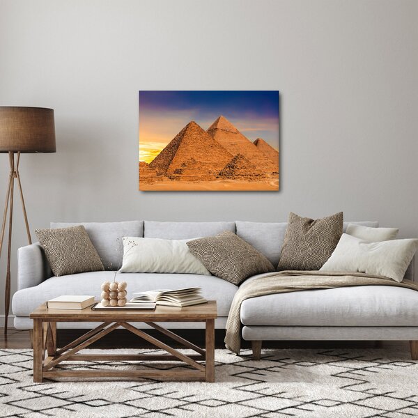 Obraz - Egyptské pyramídy (70x50 cm)