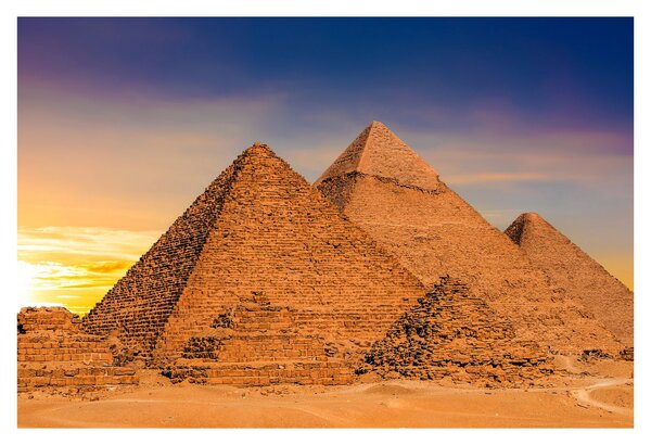 Obraz - Egyptské pyramídy (90x60 cm)