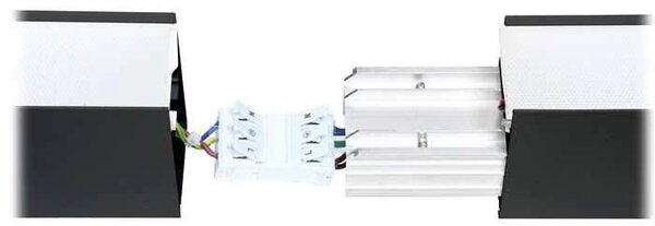 LED lineárne závesné svietidlo DONAR 28W, 120 cm,čierne (LN5070-28W/CR)