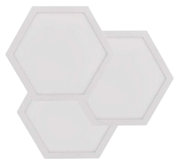 GoSmart LED svietidlo Hexagon, rozširovacia sada, 3 diely, RGBIC stmievateľné, WiFi (ZIW223R)