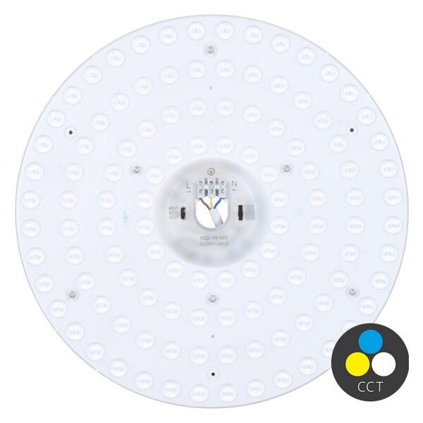 Magnetický LED SMD modul s nastaviteľným výkonom 32-40-48W a farbou svetla (LED-MZA-48W/CCT)