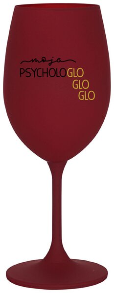 Bordovy pohár na víno 350 ml - MOJA PSYCHOLOGLOGLOGLO