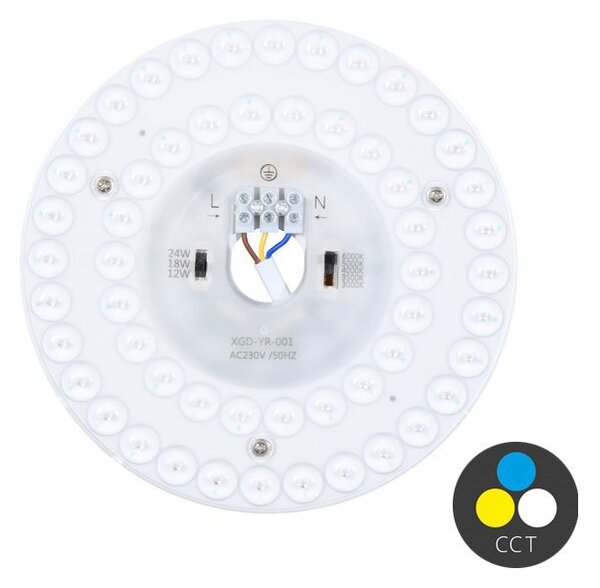Magnetický LED SMD modul 10W s nastaviteľnou farbou svetla (LED-MZ-10W/CCT)
