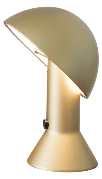 Stolové Lampa Martinelli Luce, Elmetto, Zlatá / Mosadz, Obývacia izba, Plast, Dizajnový