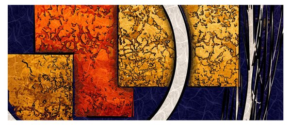 Obraz abstrakcie (120x50 cm)