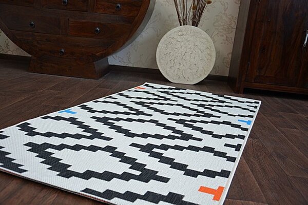 Koberec COLOR 19318/836 SISAL Romby biely