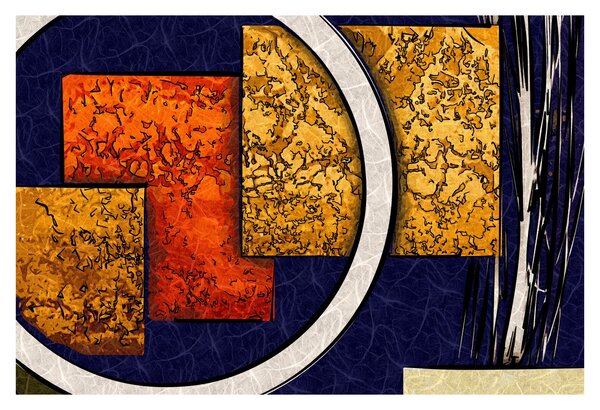 Obraz abstrakcie (90x60 cm)