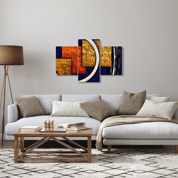 Obraz abstrakcie (90x60 cm)