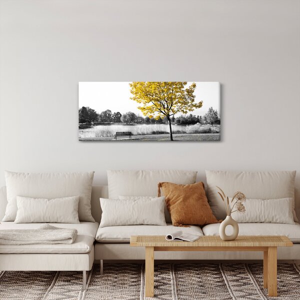 Obraz - Odpočinok v parku (120x50 cm)