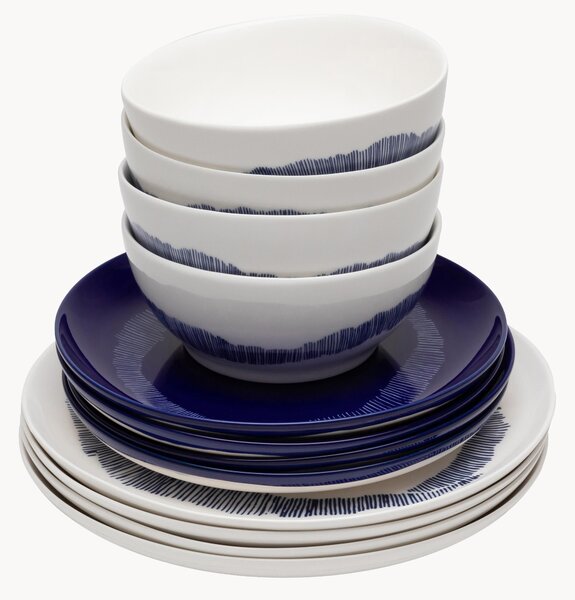 Serax x Yotam Ottolenghi, Súprava riadu Feast, 4 osoby, 12 ks