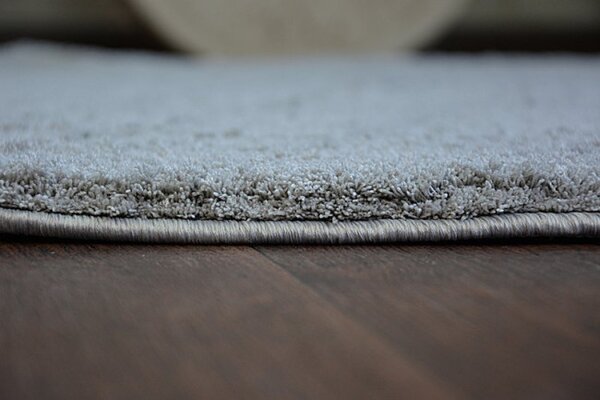 Koberec Micro fiber soft shaggy strieborný