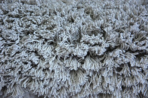 Koberec Micro fiber soft shaggy strieborný