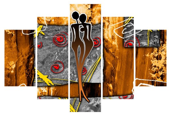 Obraz starovekej maľby (150x105 cm)