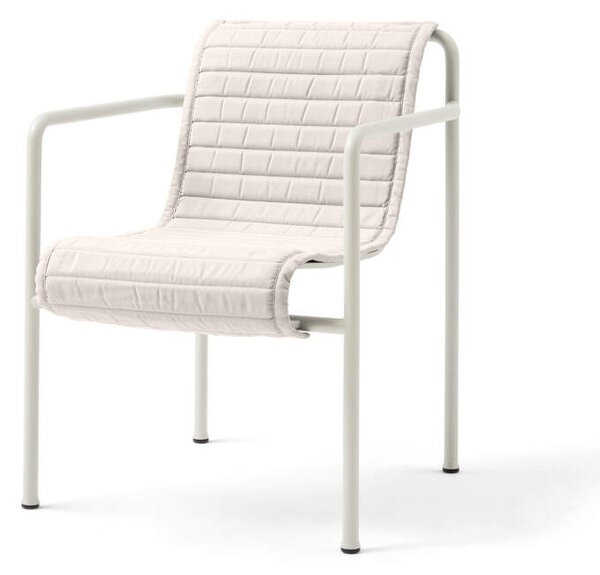 HAY Textilný podsedák Palissade Dining Armchair quilted cushion, cream white