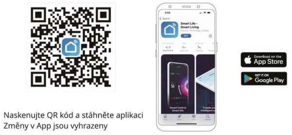 LED SMART párty svetelná reťaz (EUS14)