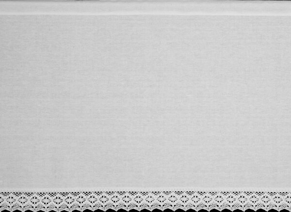 KRÁTKA ZÁCLONA NA PÁSKE CLARIE 150X60 CM BIELA