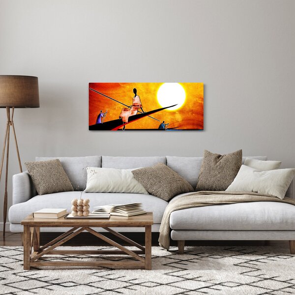 Obraz dobovej starovekej maľby (120x50 cm)
