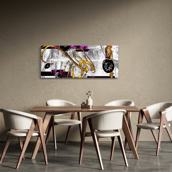 Obraz abstrakcie (120x50 cm)