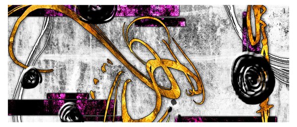 Obraz abstrakcie (120x50 cm)