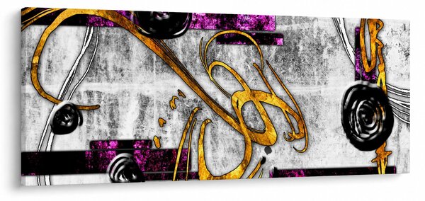 Obraz abstrakcie (120x50 cm)