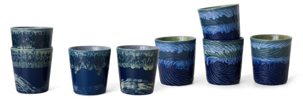 Kameninový hrnček 70's Van Gogh / Starry Night – set 2 ks, 200 ml