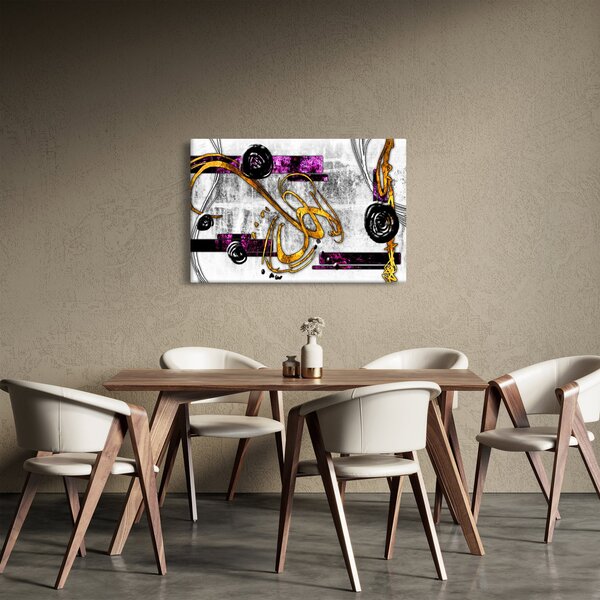 Obraz abstrakcie (90x60 cm)