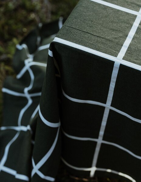 Bavlnený obrus Green Checkered 140 × 250 cm