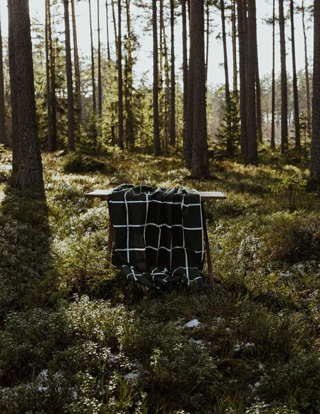 Bavlnený obrus Green Checkered 140 × 250 cm