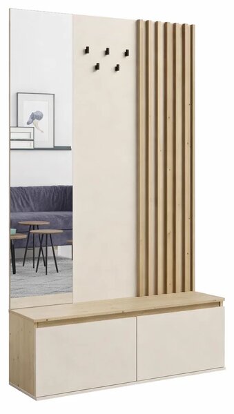 PREDSIEŇOVÁ STENA ESTER KAŠMÍR + DUB ARTISAN 120 cm
