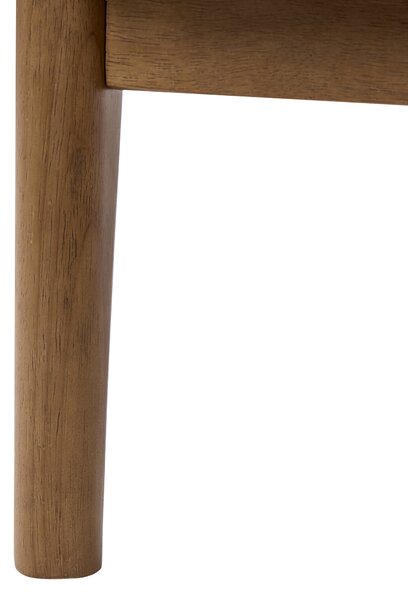 Kreslo béžové buklé čalúnenie drevený rám s podrúčkami mid-century modern štýl obývacia izba