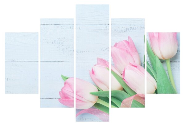 Obraz - Kytica tulipánov (150x105 cm)