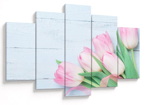 Obraz - Kytica tulipánov (150x105 cm)