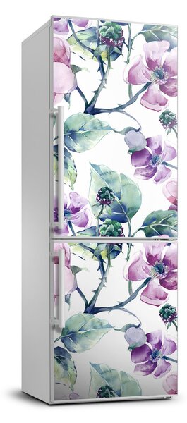 Fototapeta samolepiace na chladničku Kvety a černice
