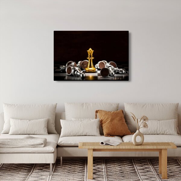 Obraz - Šachové figúrky (90x60 cm)