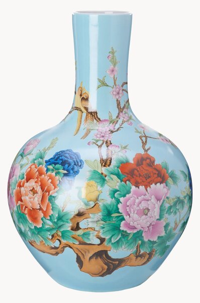 Ručne maľovaná porcelánová váza Ball, V 57 cm