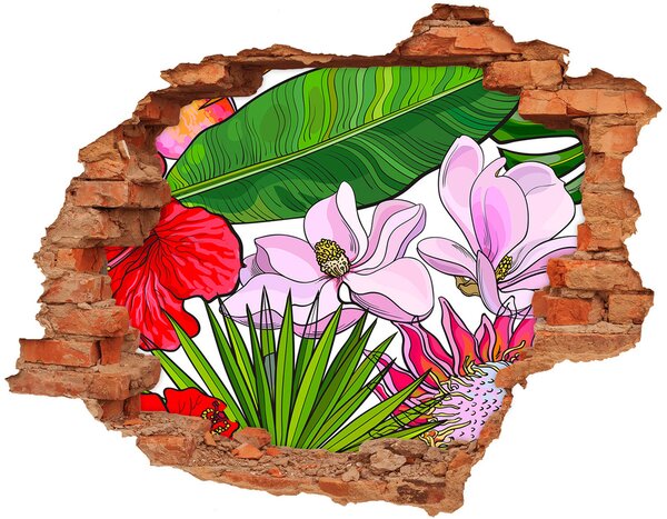 Diera 3D fototapeta nálepka Havajské kvety nd-c-135437708