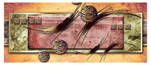 Abstraktný obraz (120x50 cm)