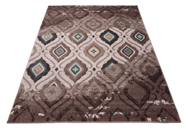 Koberec Sumatra H109A Geometric hnedý, tmavo béžový