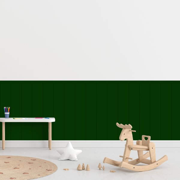 60x100cm Obdĺžnik - Fľaškovozelená farba - textilná nálepka na stenu Farba: Tmavá, Veľkosť: 80 cm
