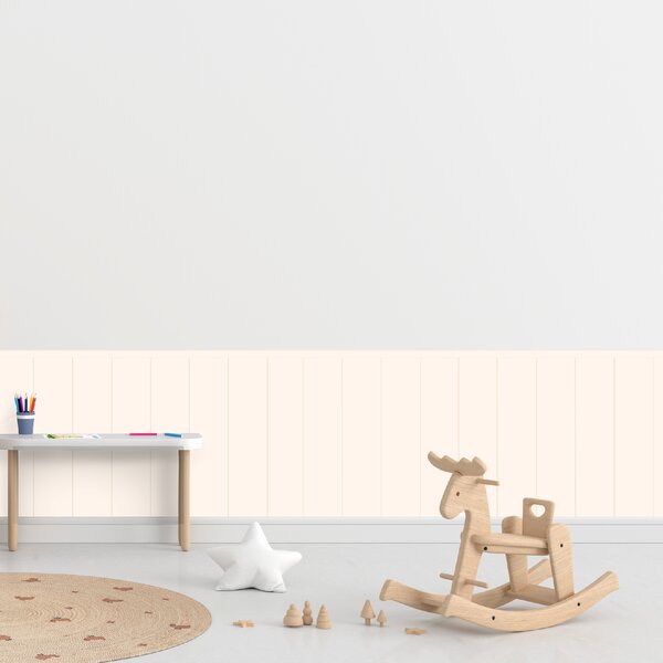 60x100cm Obdĺžnik - Krémová farba - textilná nálepka na stenu Farba: Bledá, Veľkosť: 60 cm