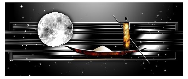 Obraz starovekej dobovej maľby (120x50 cm)