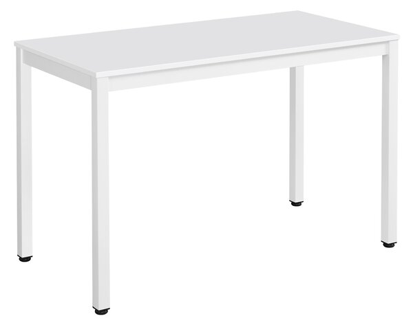 Jedálenský stôl TESSA 120 × 60 cm, biely/biely