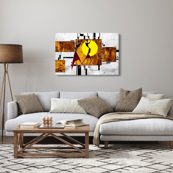 Obraz starovekej dobovej maľby (90x60 cm)
