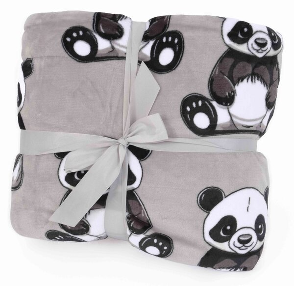 Baránková deka mikroplyš Exclusive 150 × 200 cm – Panda